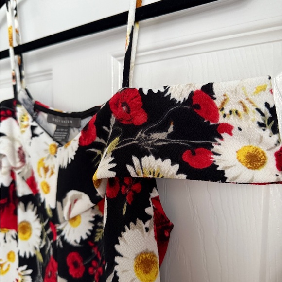 Never worn: Daisy and poppy floral print sleeveless fit and flare dress - Picture 2 of 4